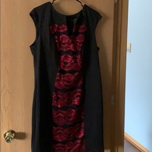 Black and red dress